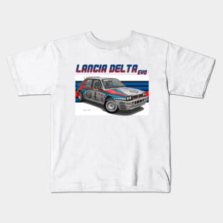 Lancia Delta EVO GrpA Kids T-Shirt